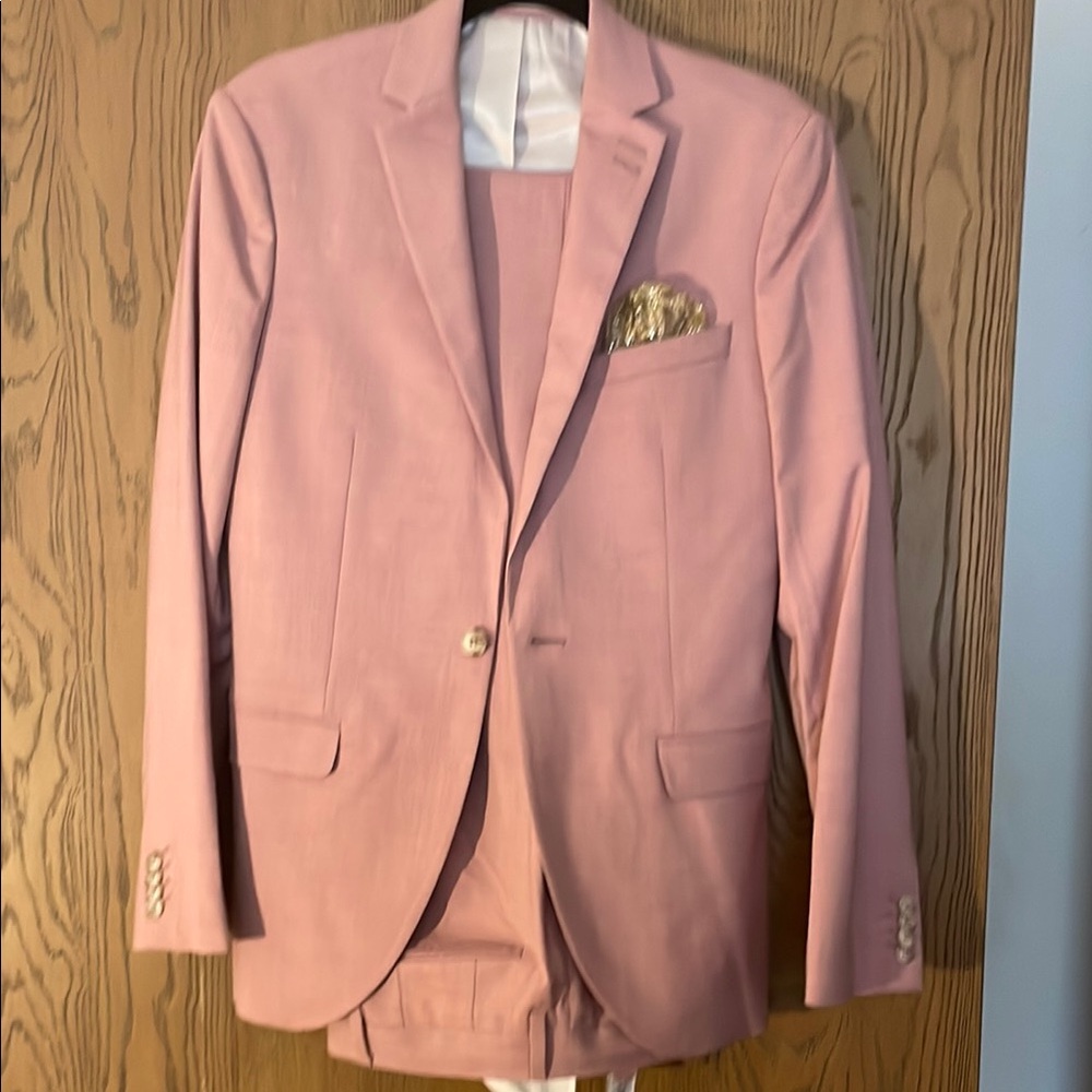 Men's Pink Blazer Suit